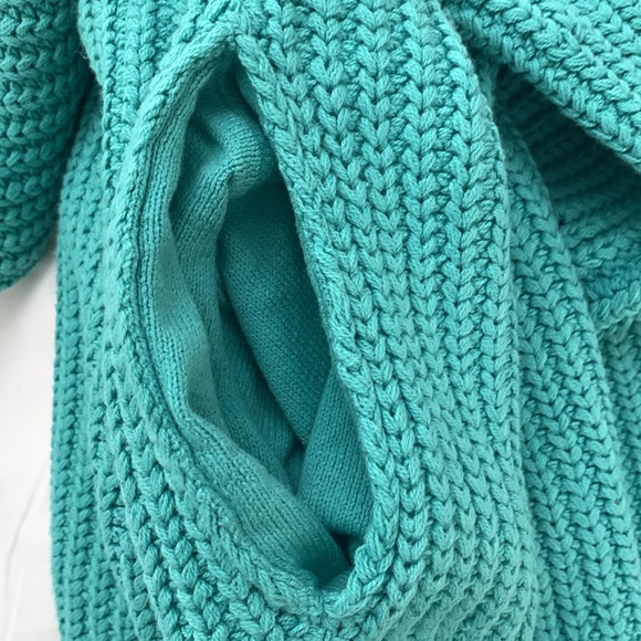 Free People Swim Too Deep Cardi Color Turquoise Size: XS - Picture 15 of 16